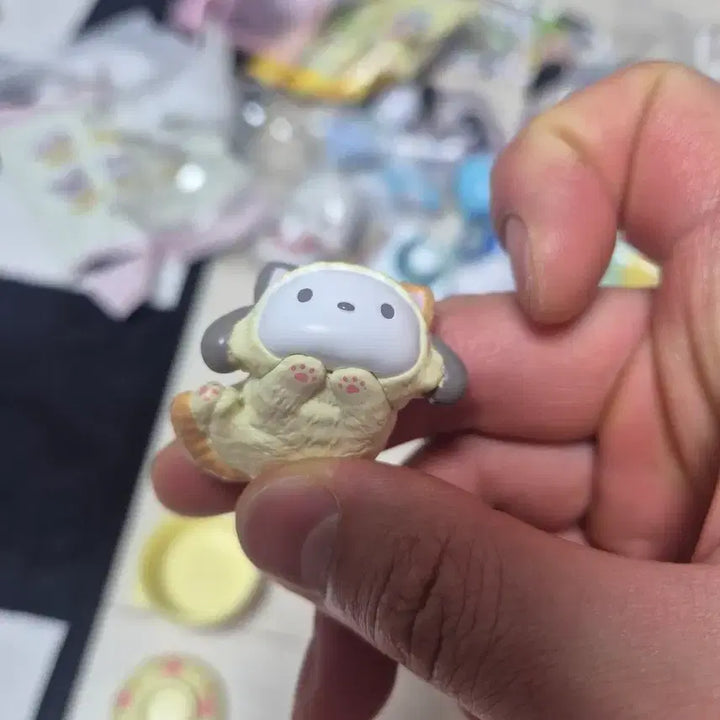 [BUNJANG] Sanrio Secret Neko Mascot Pochacco Figure / 산리오 시크릿 네코 마스코트 포차코 피규어