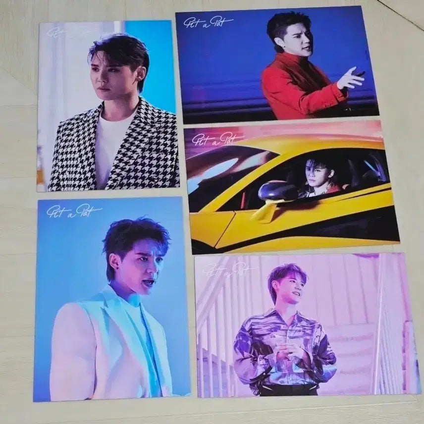[BUNJANG] Kim Junsu Pit a Pat Postcard Set / 김준수 Pit a pat 포토엽서 5종