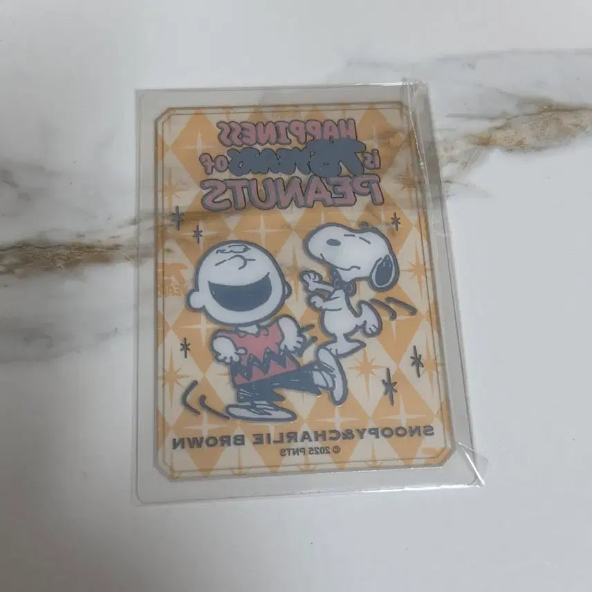 [BUNJANG] Snoopy 75th Anniversary Random Card / 스누피 75주년 기념 랜덤 카드
