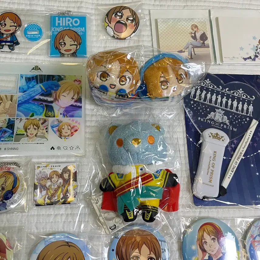 [BUNJANG] King of Prism Shin Do-ha &amp; Hiro Goods Bundle Set / (급처/일괄50개+) 킹오브프리즘 킹프리 신도하 히로 굿즈 세트