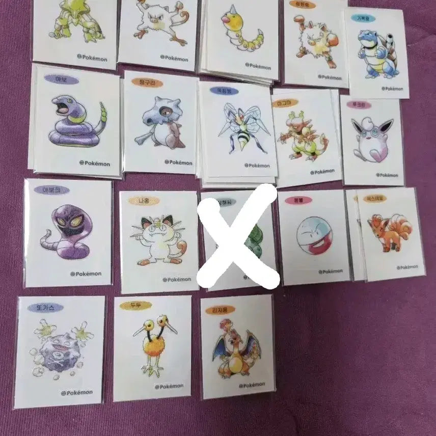 [BUNJANG] Pokemon 30th Anniversary Sticker Set / 포켓몬 30주년 띠부씰 판매 또는 교환