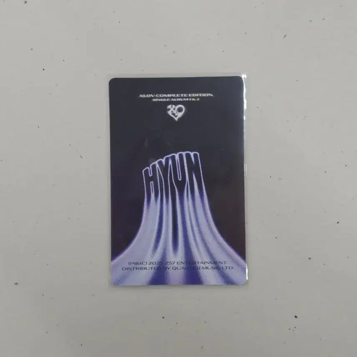 [BUNJANG] XLOV I Will LP Hyuni Photocard / 엑스러브 I Will LP 포카 현
