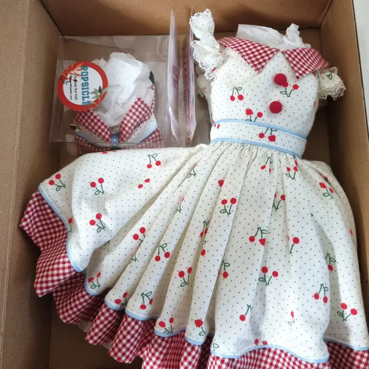 [BUNJANG] Popsicle Retrotyk Cherry SDGR Full Set with Petticoat / 팝시클 레트로틱 체리 SDGR
