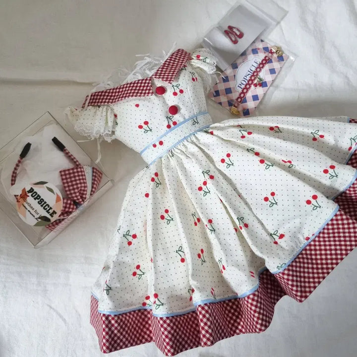 [BUNJANG] Popsicle Retrotic Cherry SD16 Doll Outfit / 팝시클 레트로틱 체리 SD16