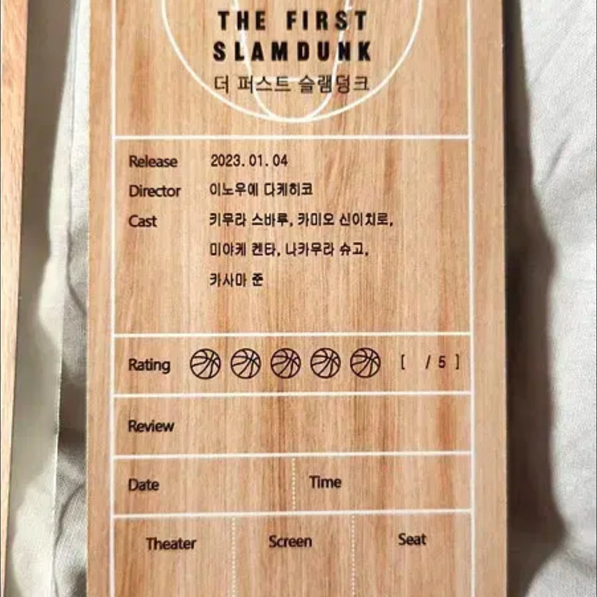 [BUNJANG] Slam Dunk Sanwang Original Ticket Connector Type Unofficial O.T. / 슬램덩크 오리지널 티켓 연결형 산왕 비공오티