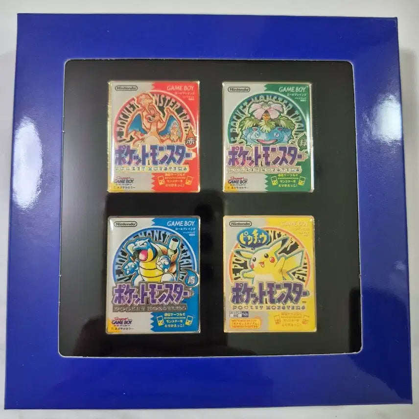 [BUNJANG] Pokemon 30th Anniversary Game Package Pins Red Green Blue Pikachu Set / 포켓몬스터 30주년 게임 패키지 핀즈 적 녹 청 피카츄
