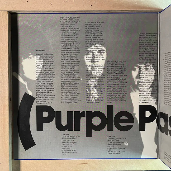 [BUNJANG] Deep Purple Purple Passages 1974 Japanese First Press 2LP / Deep Purple Purple Passages 일본 초반 1974년