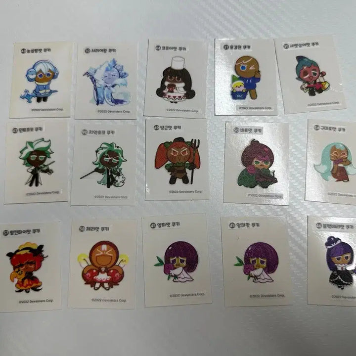 [BUNJANG] Pokemon, MapleStory, Cookie Run POG Set (141 pcs) / 메이플, 쿠키런 띠부실 일괄