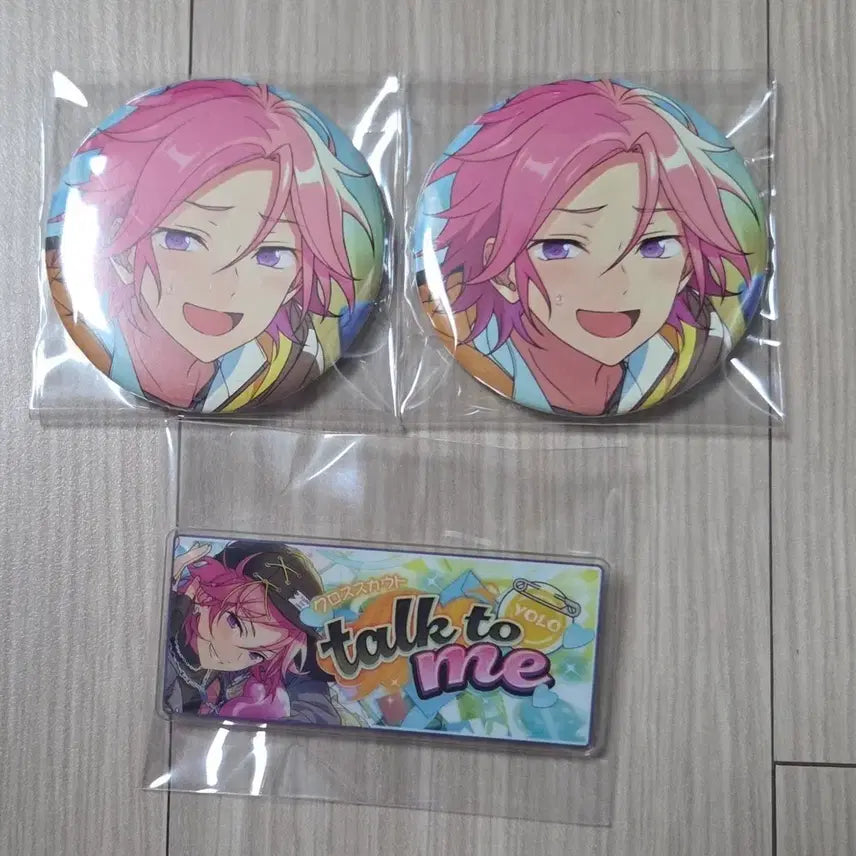 [BUNJANG] Ensemble Stars Okawa Kohaku Badge Set / 앙스타 오우카와 코하쿠 뱃지 세트