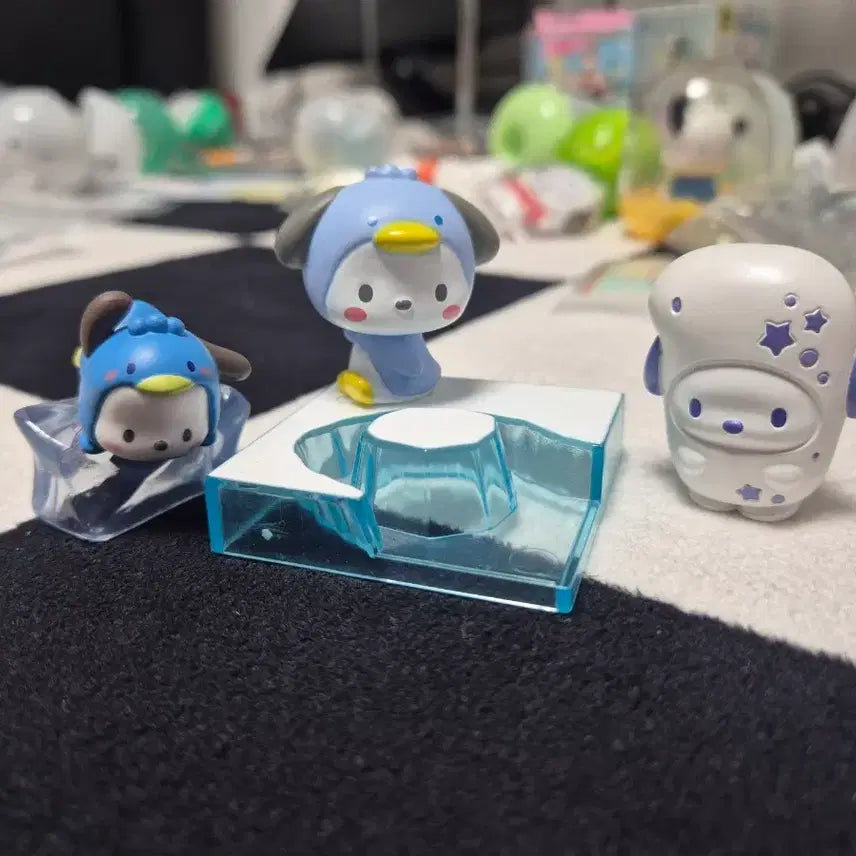 [BUNJANG] Sanrio Pochacco Figure - Ice Theme Mermaid Mascot / 산리오 남극, 얼음 빙하 아이스,  머메이드 마스코트 포차코 피규어