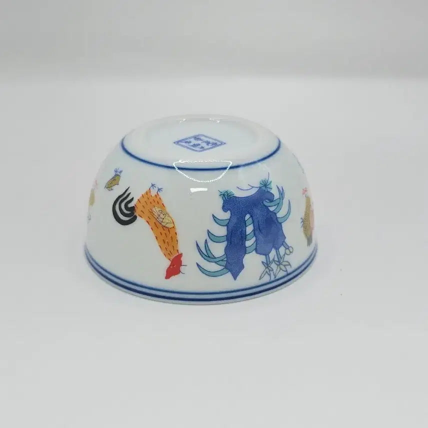 [BUNJANG] Antique Chinese Cup with Chicken Illustration / 골동품 중국 잔