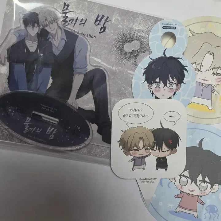 [BUNJANG] The Night of the Sea Animation Aniplus Shop 1st Week Menu Special Acrylic Stand &amp; Coaster Bundle Set / 물가의밤 애니플러스샵 1주차 메뉴 특전 아크릴 및 코스터 일괄