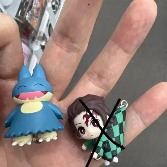[BUNJANG] Pokemon Mokujya Keychain / 포켓몬 먹고자 키링