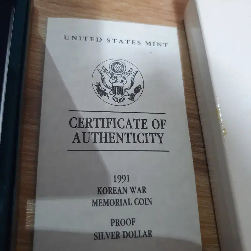 [BUNJANG] Korean War Commemorative Silver Coin / 미국 한국전쟁 기념 은화