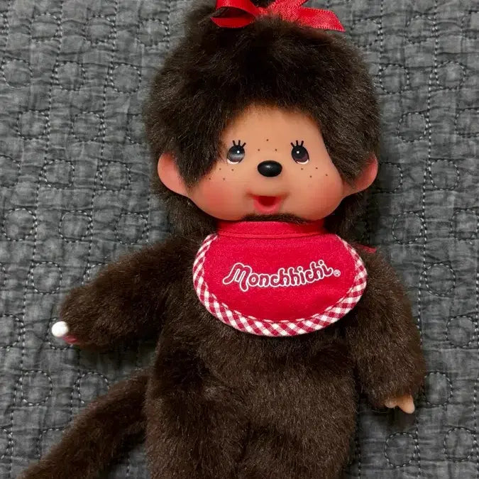 [BUNJANG] Monchhichi Brown Girl S Size Doll / 몬치치 인형 s 사이즈 브라운걸