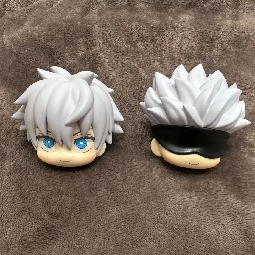[BUNJANG] Jujutsu Kaisen Satoru Gojo Look Up Head Figure Set (2 Types) / 고죠 사토루 룩업 헤드 피규어 2종