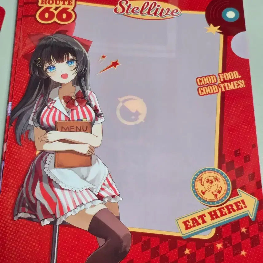 [BUNJANG] Stellive Shirayuki Hina Special Edition Clear File L-Holder Six Stars Pop-up Store / 스텔라이브 시라유키 히나 특전 클리어파일 l홀더 식스스타 팝업스토어 팝업