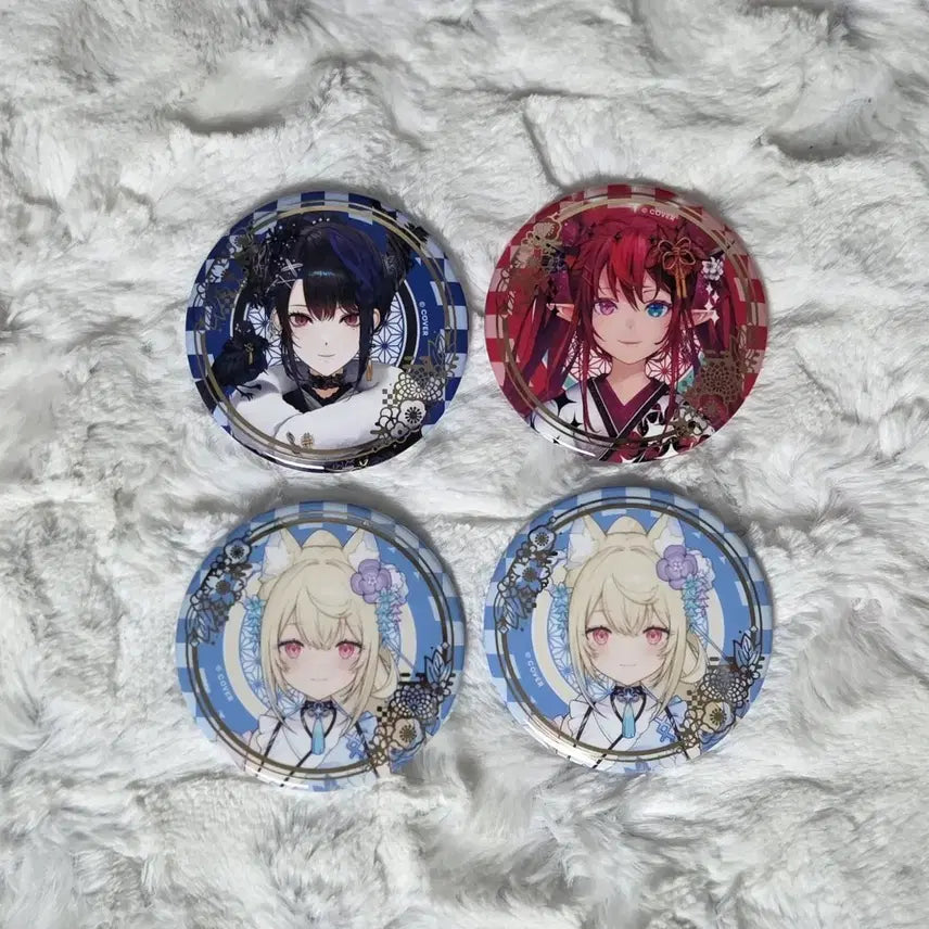 [BUNJANG] Hololive EN New Year Can Badge Bundle Set / 홀로라이브 EN 정월 캔뱃지 일괄