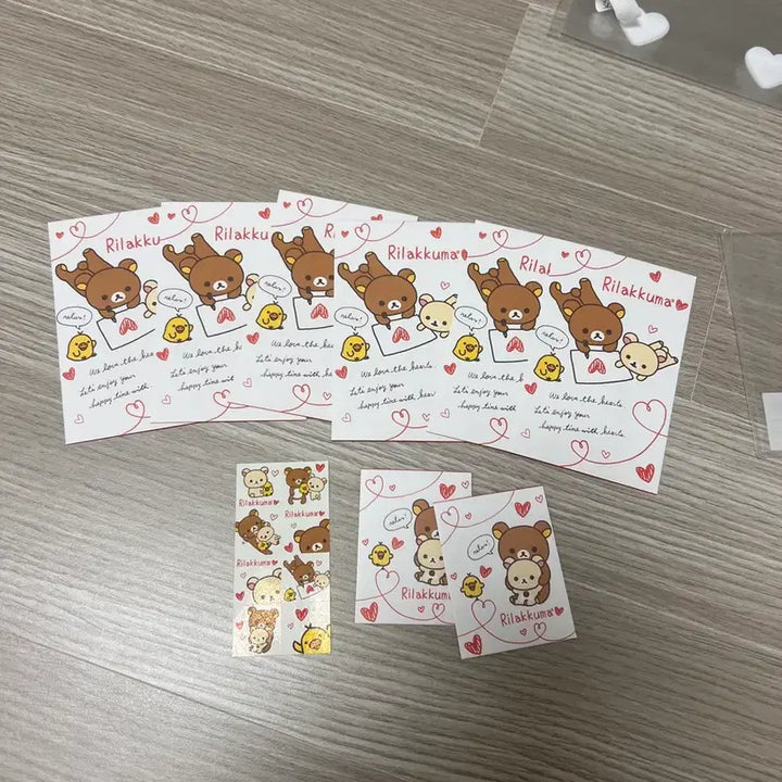 [BUNJANG] San-X Rilakkuma Classic Japanese Stationery Set (2012) / 리락쿠마 일본 고전 편지지세트 2012년 산엑스