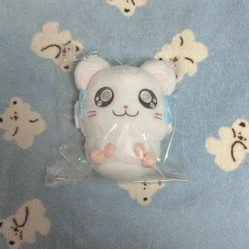 [BUNJANG] Hamtaro Plush Ribbon Doll (16cm) / 방가방가 햄토리 푹신푹신 리본 인형
