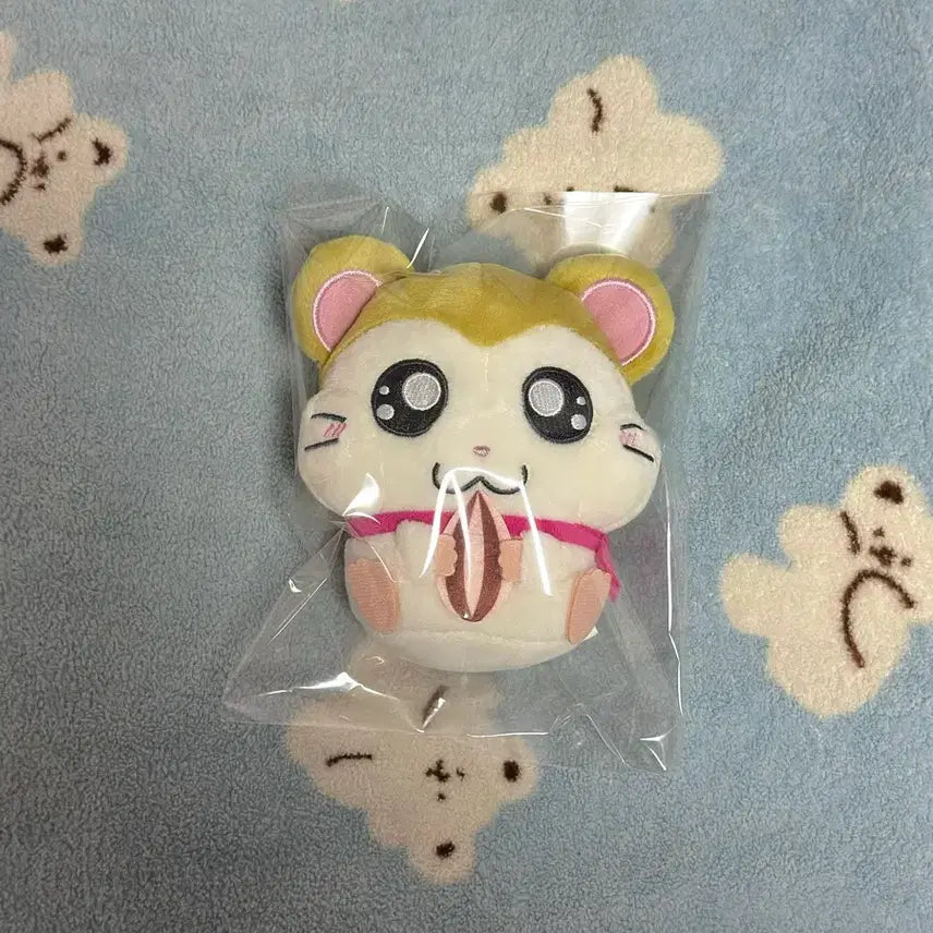[BUNJANG] Hamtaro Mohimohi Muffler Plush Doll (12cm) / 방가방가 햄토리 모히모히 머플러 인형
