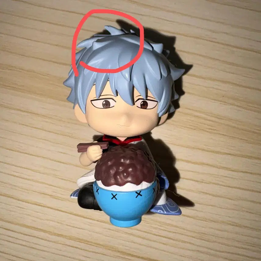 [BUNJANG] Gintama Gintoki Mogumogu Red Bean Rice Figure / 은혼 긴토키 모구모구 팥밥 가챠 피규어