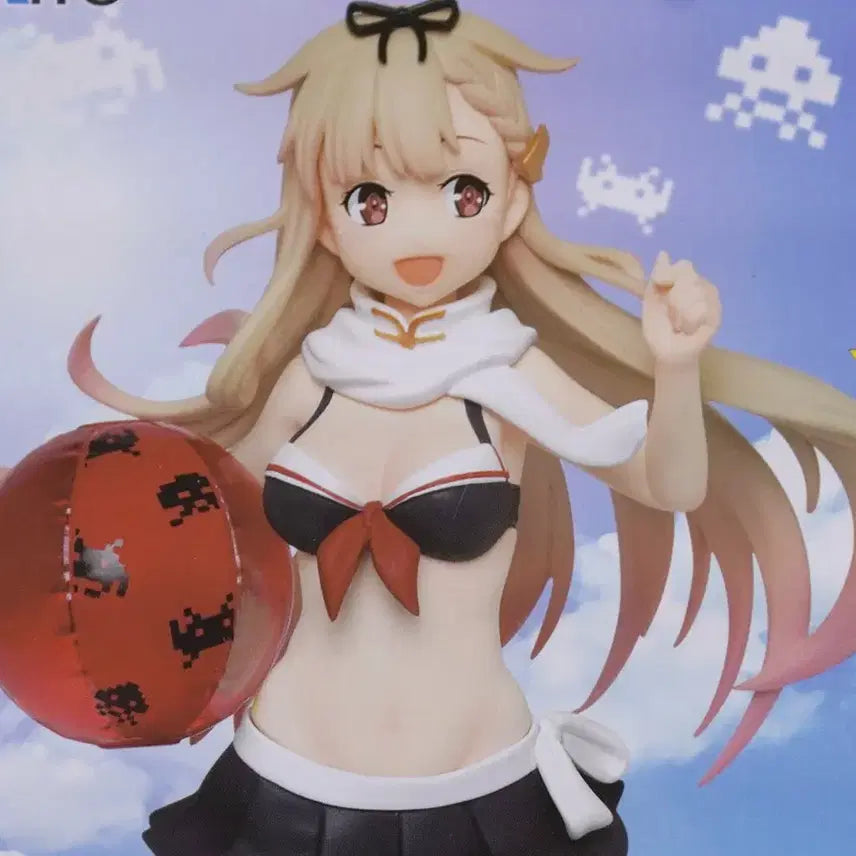 [BUNJANG] Taito Kantai Collection Space Invaders Collaboration Yudachi Figure / 타이토 칸코레 스페이스인베이더 콜라보 피규어 유다치 피규어