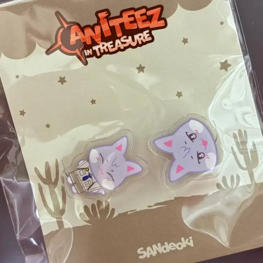 [BUNJANG] Ateez Aniteez San Duckie Sticker Set / 에이티즈 애니티즈 산덕이 스티콘