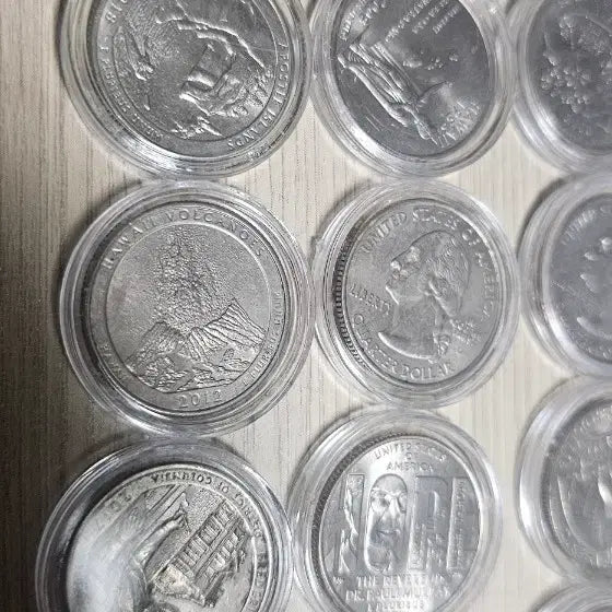 [BUNJANG] US Quarter Dollar Coins and Year Pennies Bundle Set / 미국 쿼터 달러 동전과 년도별 페니 일괄
