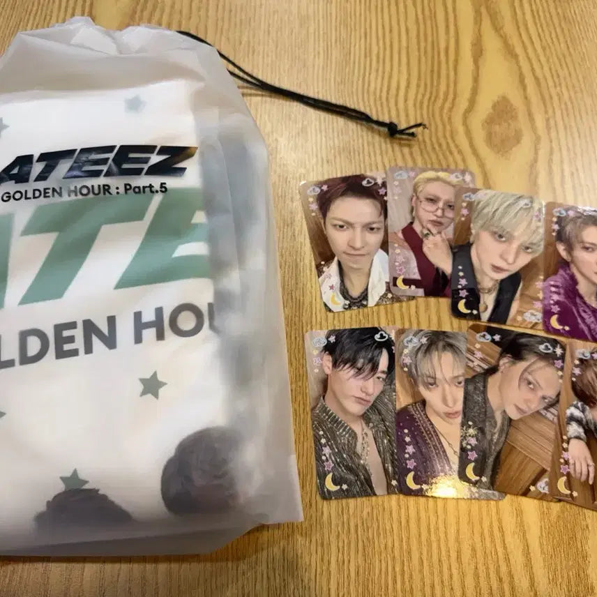 [BUNJANG] ATEEZ Golden Hour Pt.5 Photocard &amp; Studio Kit Full Set / ATEEZ 에이티즈 공방포카+키트 full set