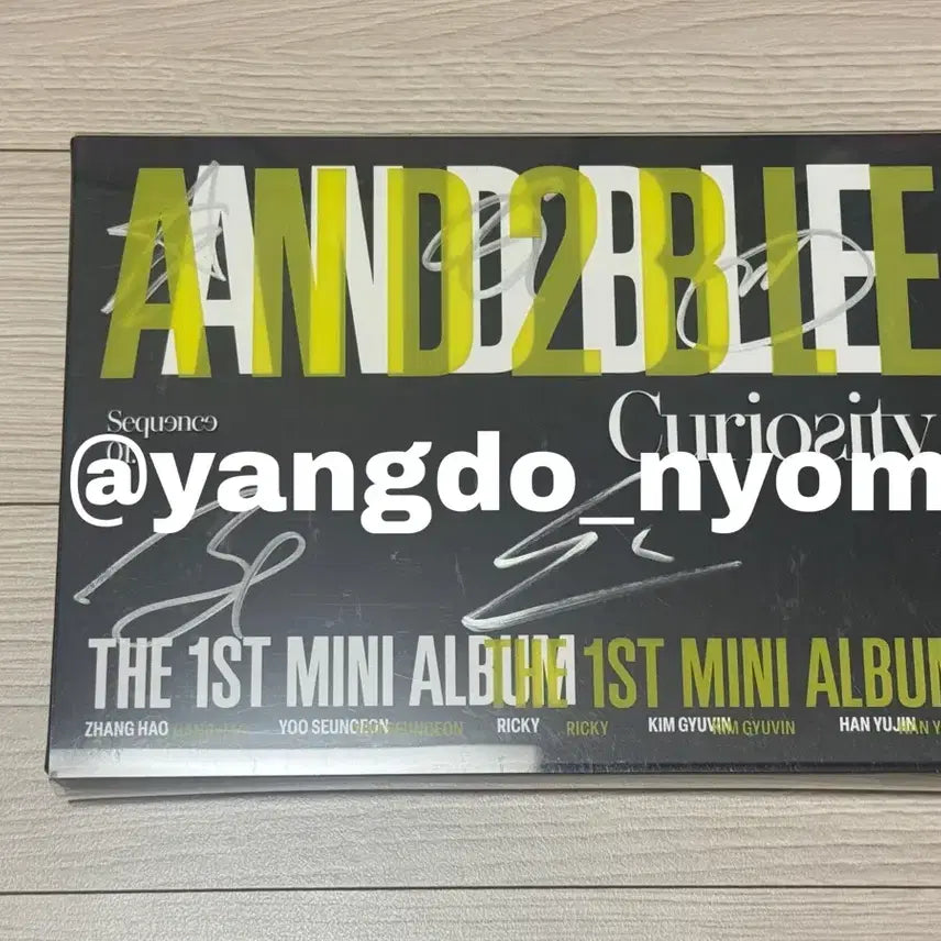 [BUNJANG] ANDWIB Curiosity Curious Signed Album / 앤더블 큐리어시티 큐리어스 싸인앨범