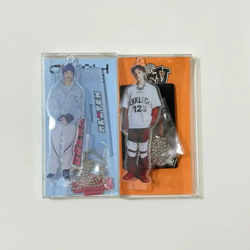 [BUNJANG] NCT DREAM Mark Acrylic Keyring Set / 엔시티드림 마크 아크릴 키링 2종(합판매) 포카미포함