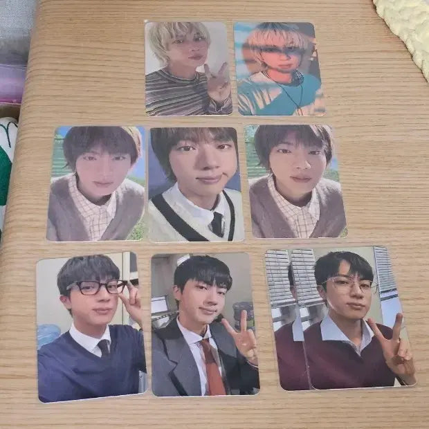 [BUNJANG] BTS Jin Happy Photocard Bundle Set / 방탄소년단 포토카드 happy 해피 포토카드 9장 일괄