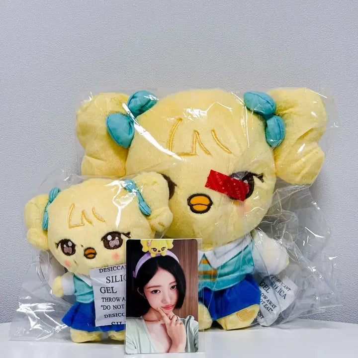 [BUNJANG] IVE Rei Everland Mini-B Plush Doll &amp; Keyring Set with POB Photocard (Sealed) / 아이브 레이 에버랜드 미니브 나오리 플러시 인형 키링 특전 포카 미개봉