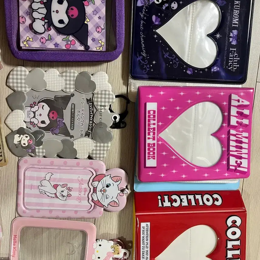 [BUNJANG] Sanrio Various Character Photocard Holder &amp; Deco Supplies Bundle Set / 포카앨범 포카홀더 폴꾸용품 증사홀더 덕질용품 산리오 정품 일괄