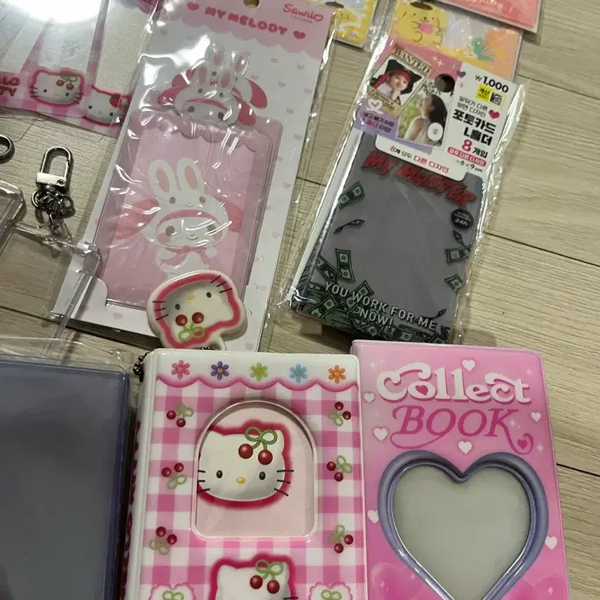 [BUNJANG] Sanrio Various Character Photocard Holder &amp; Deco Supplies Bundle Set / 포카앨범 포카홀더 폴꾸용품 증사홀더 덕질용품 산리오 정품 일괄
