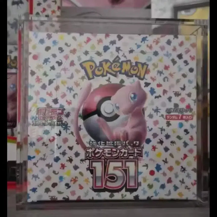 [BUNJANG] Japanese Pokemon Booster Box Acrylic Case / 일판 포켓몬 부스터 박스 아크릴 케이스