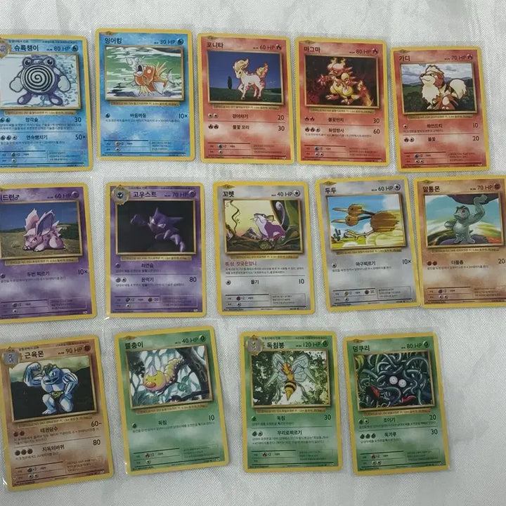 [BUNJANG] Pokemon 20th Anniversary Trading Card Set (14 Cards) / 20주년 기념 포켓몬 카드 14장 세트