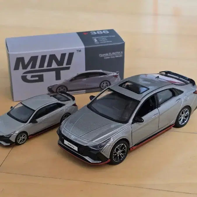 [BUNJANG] Mini GT 1:64 Hyundai Avante N Diecast Model (Grey) / 1:64 미니GT 386 (그레이) 1:38 현대 아반떼 N 다이캐스트