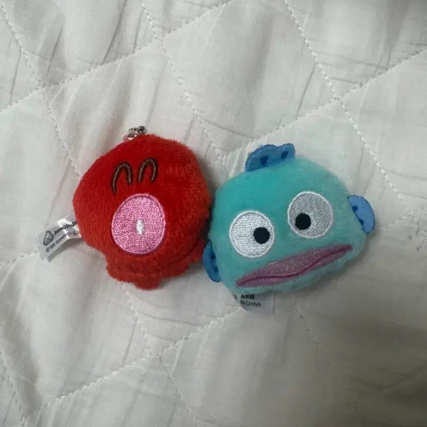 [BUNJANG] Hangyodon &amp; Sayuri Octopus Plush Keychain Gacha Bundle / 한교동 사유리 문어 봉제 인형 키링 가챠 일괄
