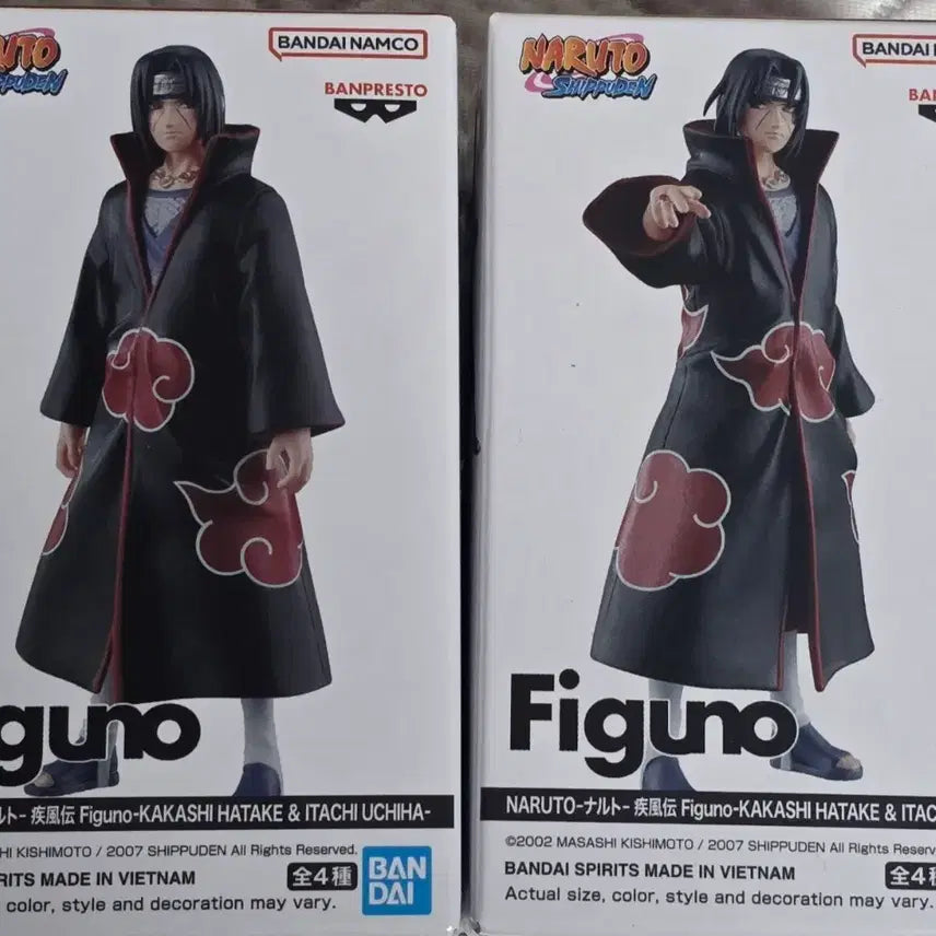 [BUNJANG] Banpresto Naruto Uchiha Itachi Figure Set (2 Types) / 반프레스토나루토 피규노 피규어 우치하 이타치 2종