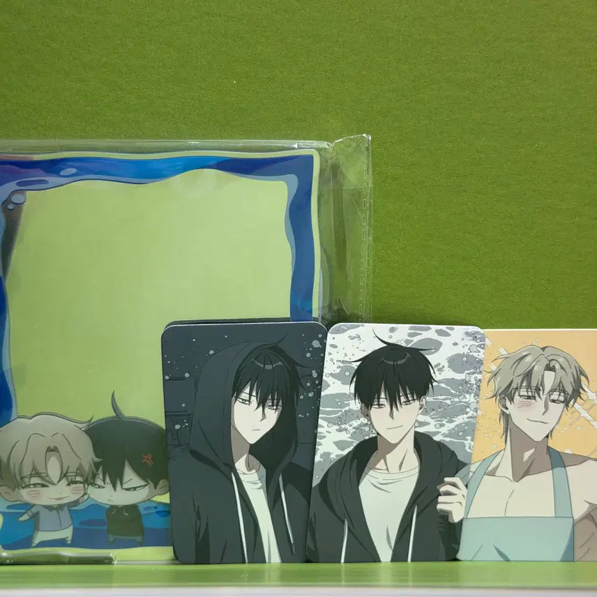[BUNJANG] Seafloor Photo Acrylic Mirror Bundle Set with 3 Random Photocards / 물가의 밤 심해 포토 아크릴 거울, 랜덤 포토카드 3종