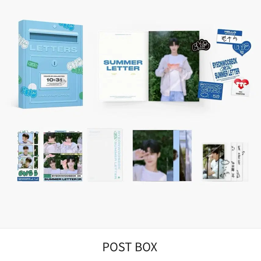[BUNJANG] Byeon Woo Seok Summer Letter Post Box Photobook / 변우석 썸머레터 포스트박스 post box