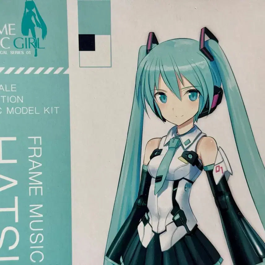 [BUNJANG] Kotobukiya Frame Music Girl Miku Plastic Model / 프레임 뮤직걸 미쿠 코토부키야 프라모델