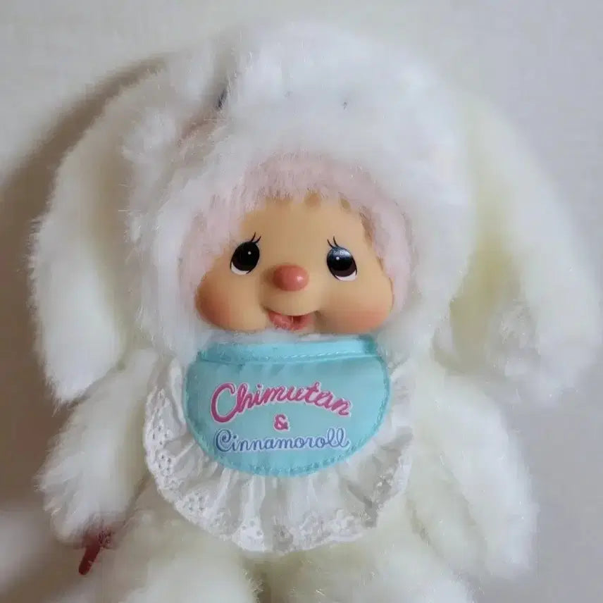 [BUNJANG] Sanrio Cinnamoroll x Monchhichi Chimutan Plush / 산리오 시나모롤 몬치치 치무탄