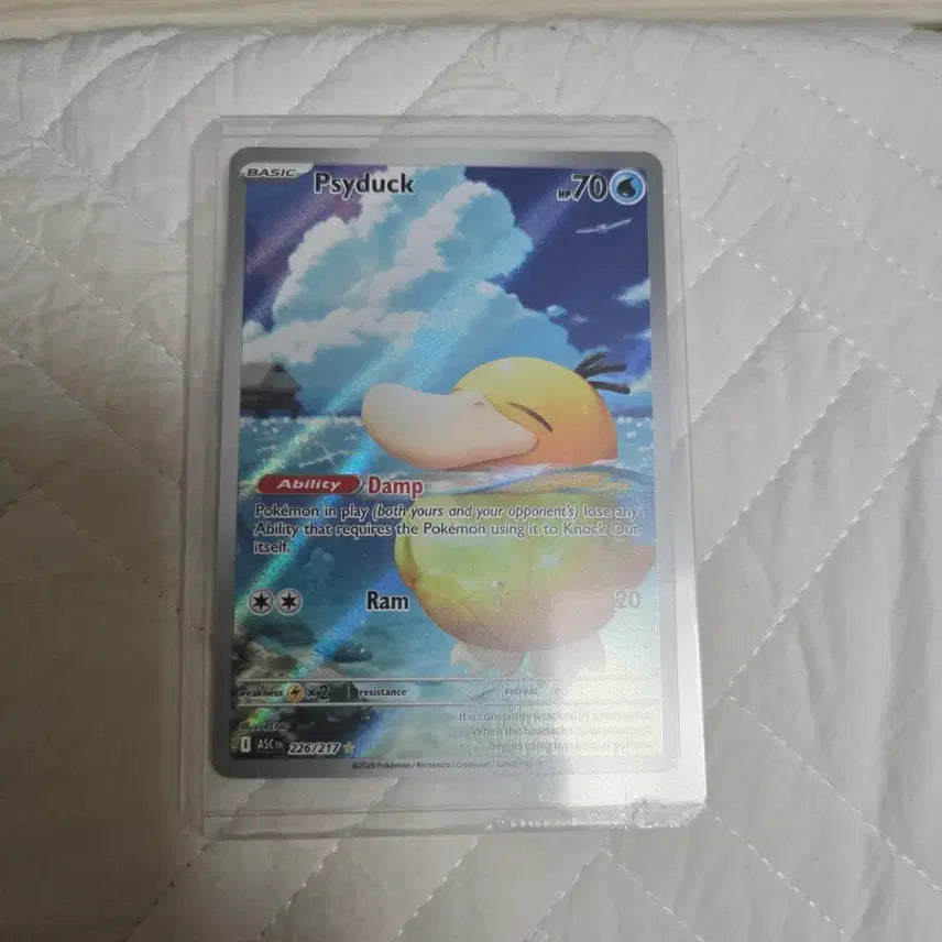 [BUNJANG] Pokemon Psyduck AR Card North American Edition / 고라파덕 ar 카드 북미판