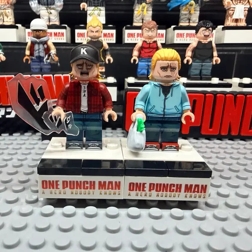 [BUNJANG] Colorful One-Punch Man King Custom Lego Figure / 컬러풀 원펀맨 킹 레고 커스텀 최강의남자
