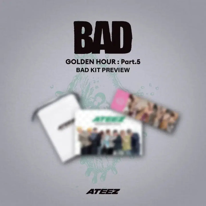 [BUNJANG] ATEEZ BAD Broadcast Kit Photocard / 에이티즈 bad 공방키트 공방포카