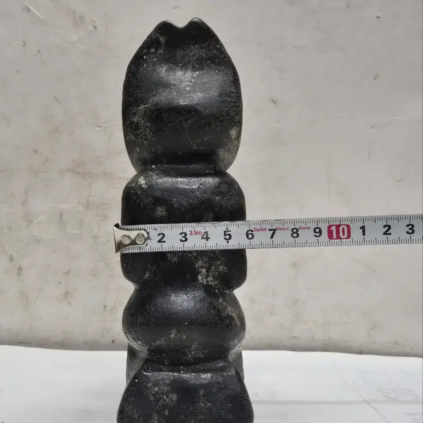 [BUNJANG] Hongsahng Culture Black Jade with Magnetic Properties (Totem/Ritual Culture)(Ancient/Writing) bu-112 / 자석이 붙는 홍산문화 흑피옥 (토템/제사문화)(고대인/문자) bu-112