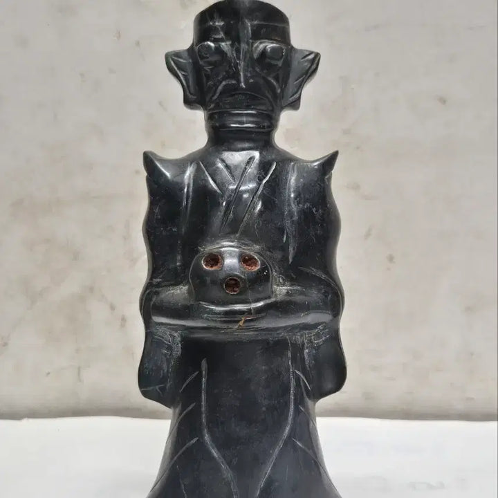 [BUNJANG] Hongsan Culture Black Jade (Totem/Ritual Culture) (Sanxingdui) / 자석이 붙는 홍산문화 흑피옥 (토템/제사문화) (삼성퇴) bu-111